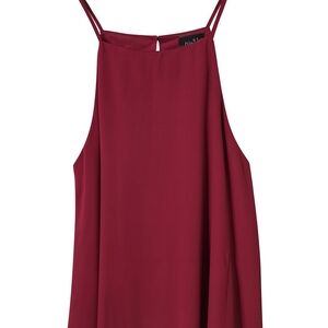 Rue21 Burgundy Sleeveless Tank Top Women’s Size S Elegant Burgundy Sleeveles Top